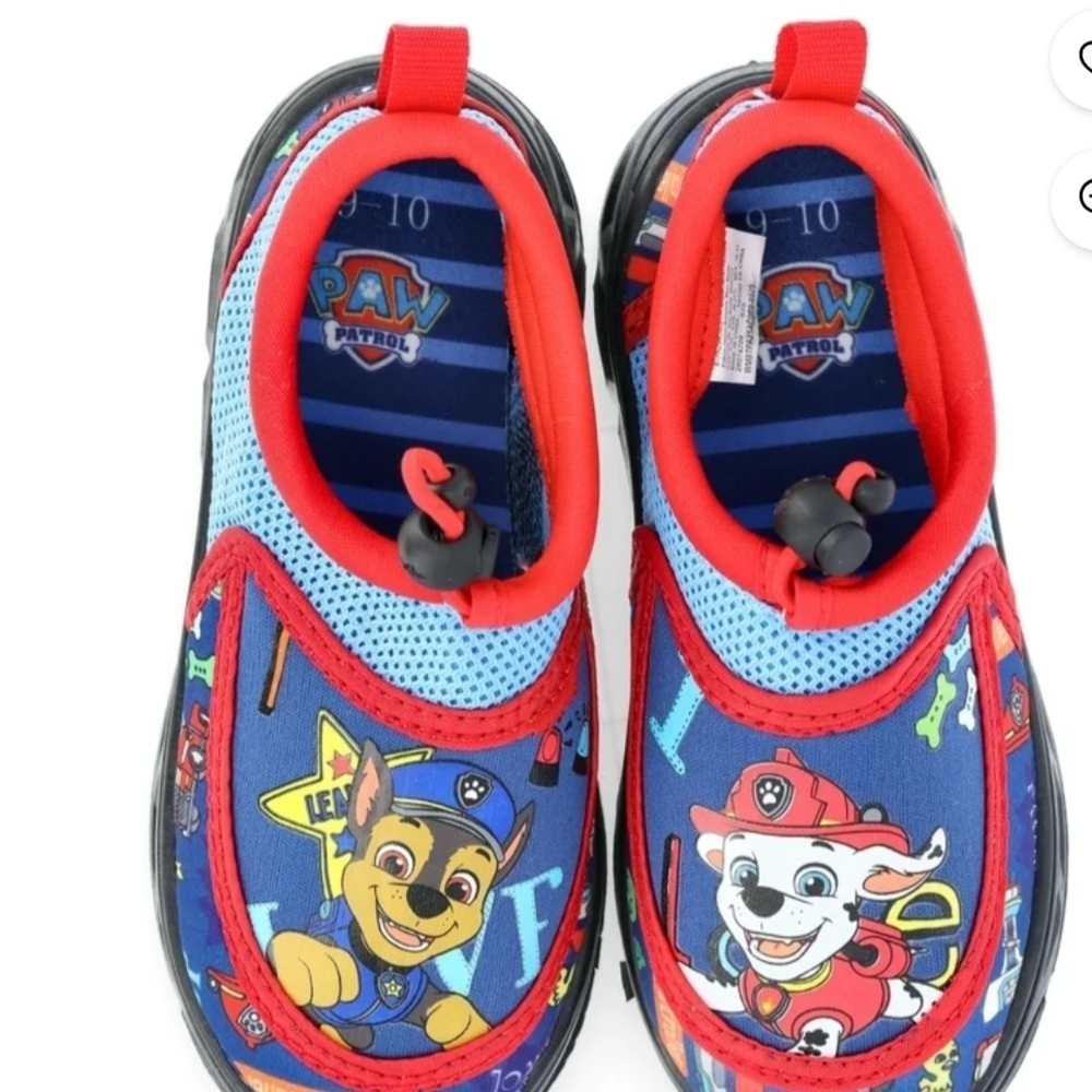 Paw Patrol Kids Water Shoes- Blue and Red